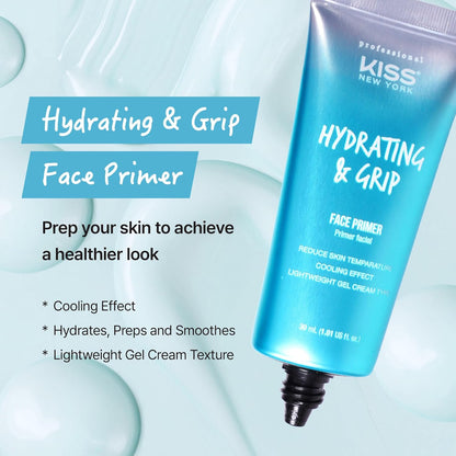 NEW YORK Professional Face Primer Hydrating & Grip, Long-Lasting All-Day Makeup, Skin Moisturizing, Improve Skin Elasticity, Lightweight Facial Gel Cream, Made in Korea