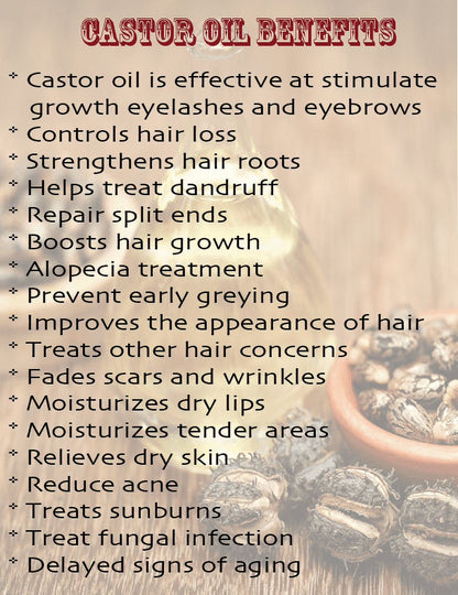 Castor Oil Organic USP Grade Hexane Free Cold Pressed Premium Fresh Pure 8 Oz